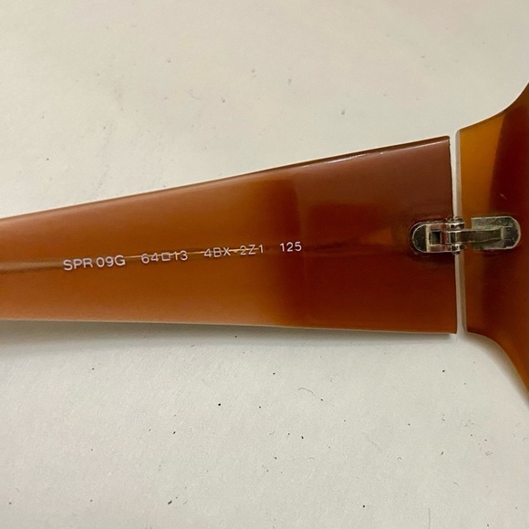 Prada Italy Brown Sunglasses SPR 09G 64-13 z4BX 2Z1 125 - Picture 8 of 10